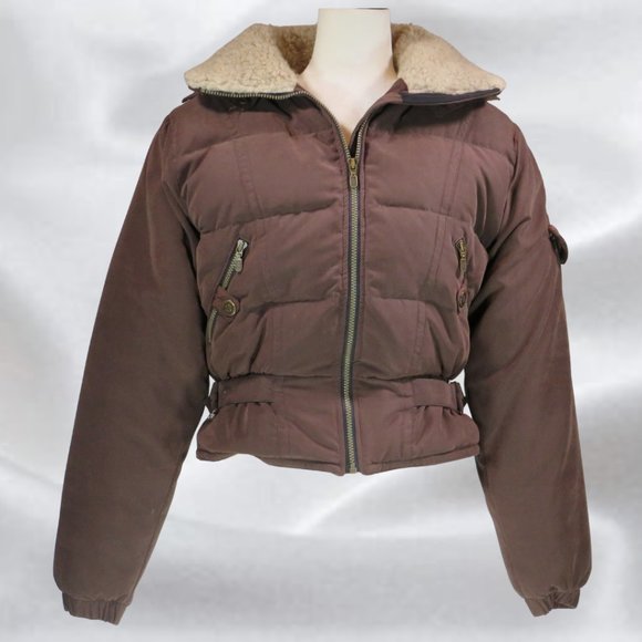 NILS Brown Ski Jacket in Size 8 - Picture 1 of 10